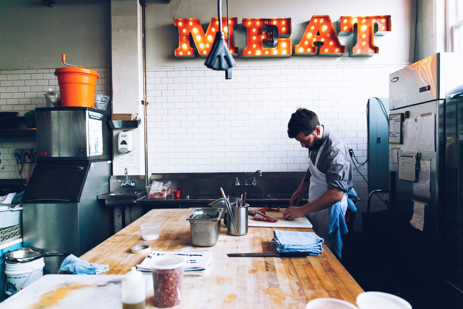 Prepping Food Service